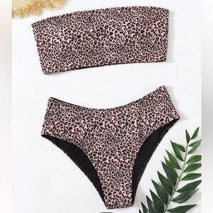 Leopard print Bandeau Bikini Women’s